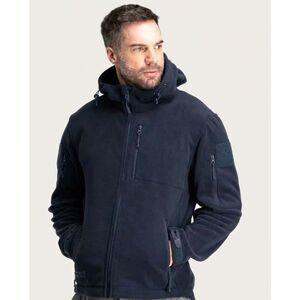 Baerskin tactical men’s navy medium micro fleece full zip hoodie jacket